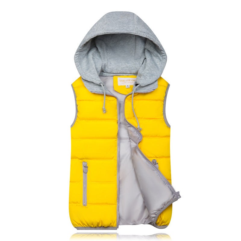 SHEEN Women's Puffer Vest Zip Up Quilted Padded Winter Sleeveless Hooded Vest Gilet Warm Jacket Outerwear Vest