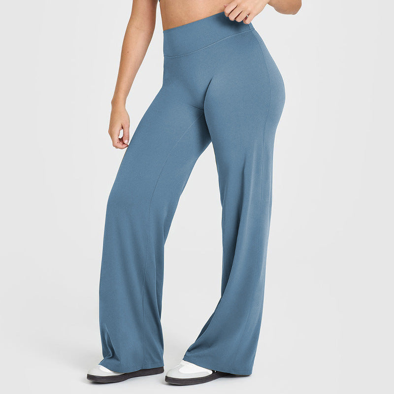 High Waist Straight Leg LeggingsWomen No Front Seam Workout Yoga PantSeamless Gym Wear flattering Confort Able PantsActivewear Bottoms Sweatpants