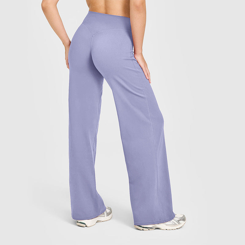 High Waist Straight Leg LeggingsWomen No Front Seam Workout Yoga PantSeamless Gym Wear flattering Confort Able PantsActivewear Bottoms Sweatpants